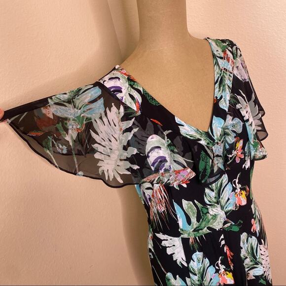 Est 1946 Black Floral Jumpsuit Medium - Picture 2 of 12